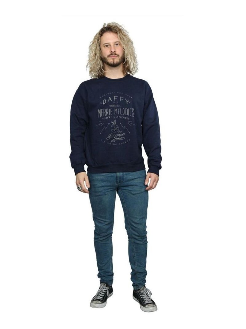 Looney Tunes - Sweat DESPICABLE Bleu marine - Kiabi