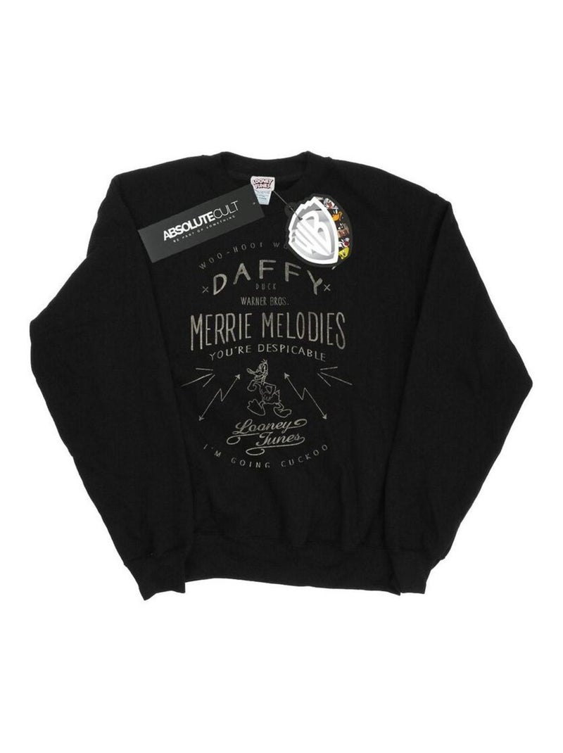 Looney Tunes - Sweat DESPICABLE Noir - Kiabi