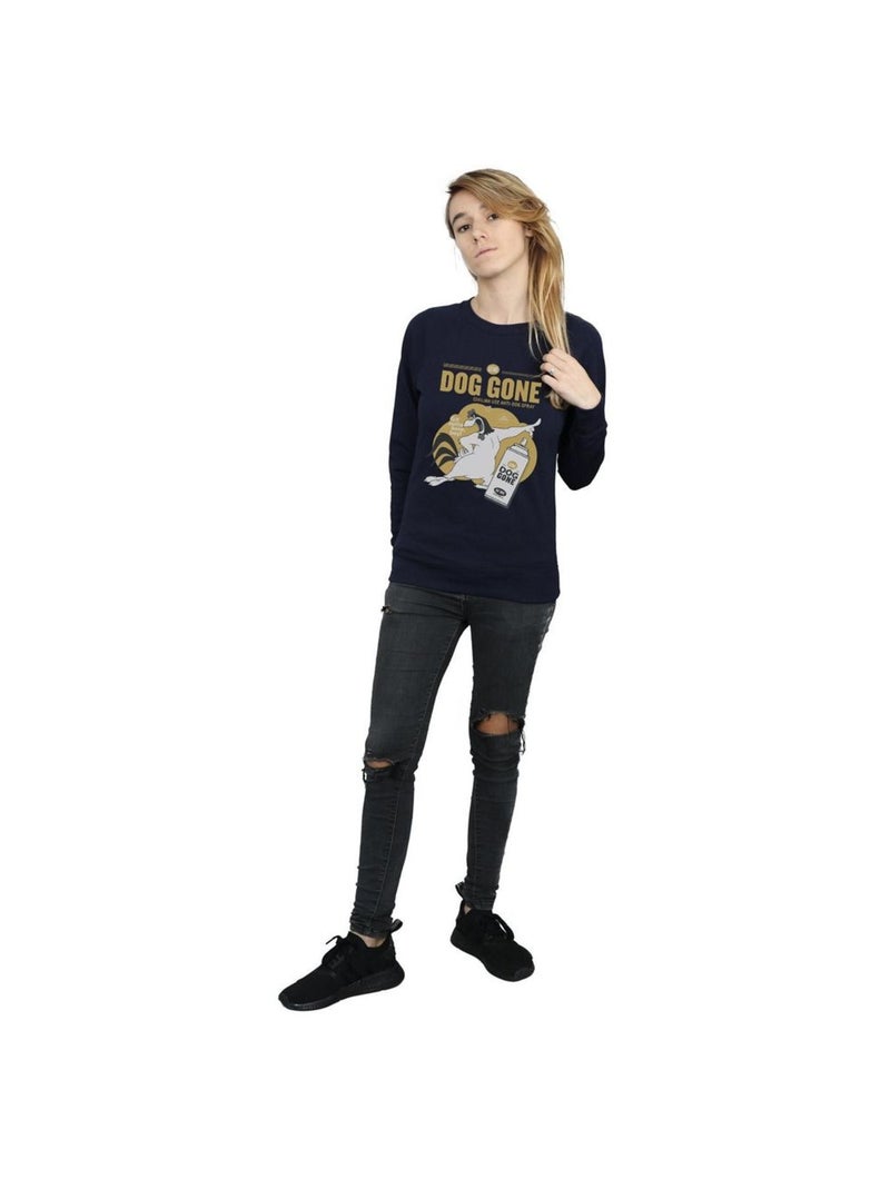Looney Tunes - Sweat DOG GONE Bleu marine - Kiabi
