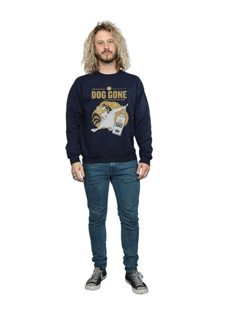 Looney Tunes - Sweat DOG GONE Bleu marine - Kiabi