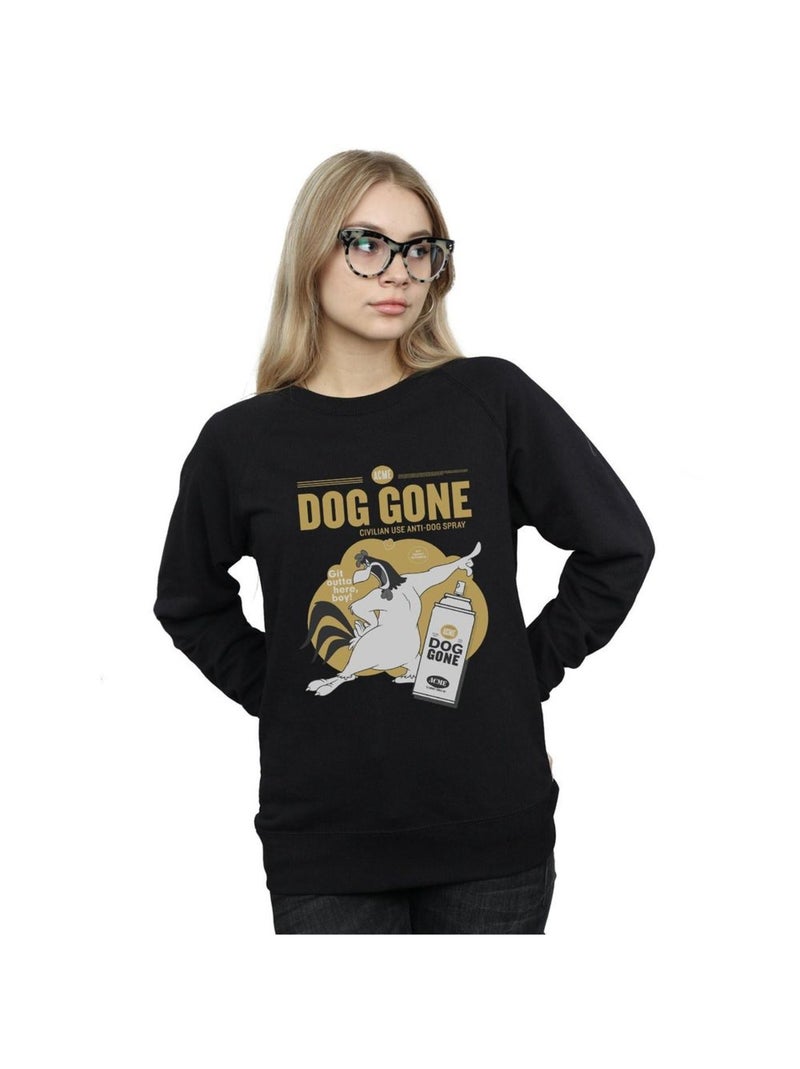 Looney Tunes - Sweat DOG GONE Noir - Kiabi