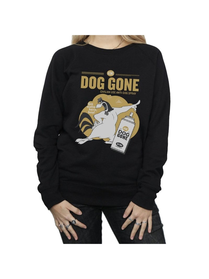 Looney Tunes - Sweat DOG GONE Noir - Kiabi