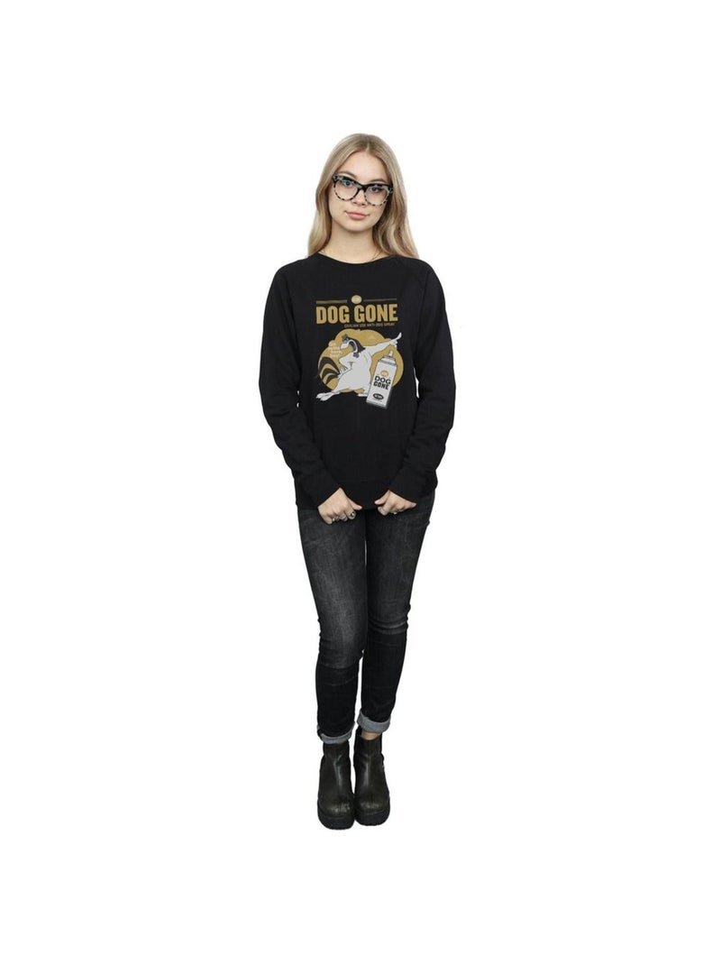 Looney Tunes - Sweat DOG GONE Noir - Kiabi