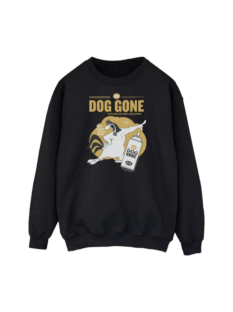 Looney Tunes - Sweat DOG GONE Noir - Kiabi