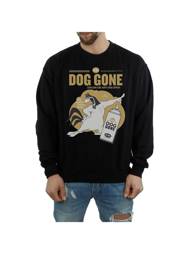 Looney Tunes - Sweat DOG GONE Noir - Kiabi