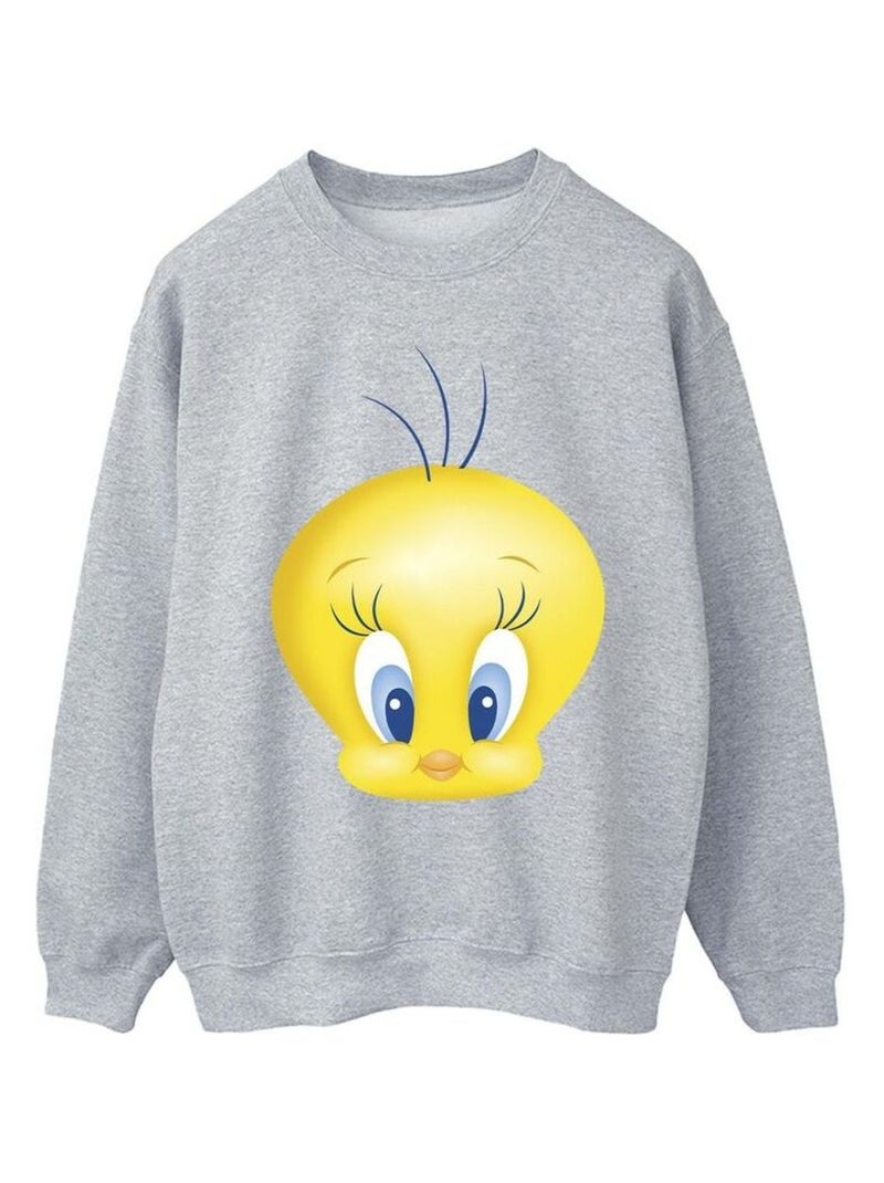 Looney Tunes - Sweat Gris chiné - Kiabi