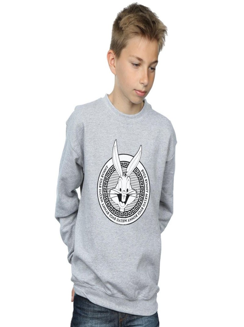 Looney Tunes - Sweat Gris chiné - Kiabi