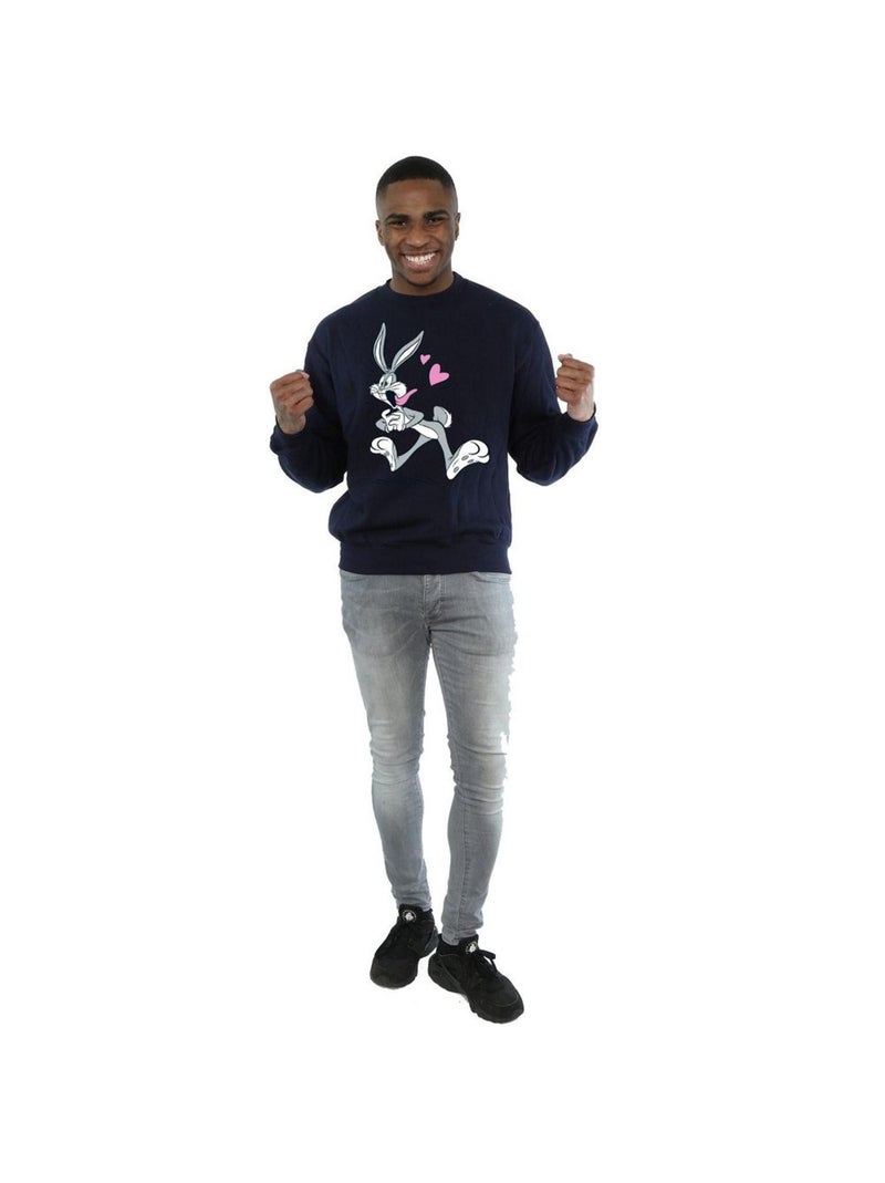 Looney Tunes - Sweat IN LOVE Bleu marine - Kiabi