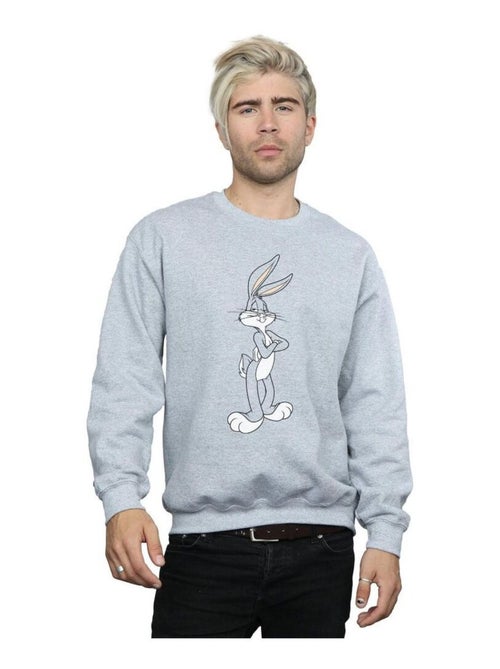 Looney Tunes - Sweat motif Bugs Bunny motif/style Bras croisés - Kiabi
