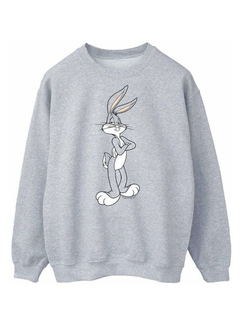 Looney Tunes - Sweat motif Bugs Bunny motif/style Bras croisés - Kiabi