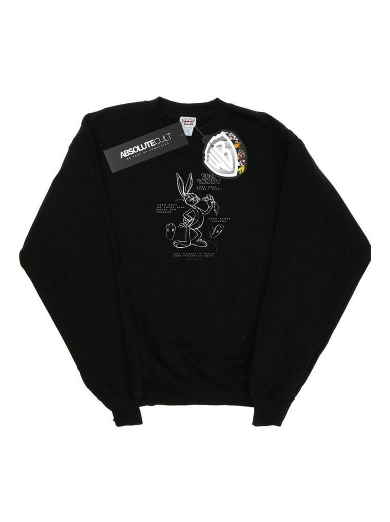 Looney Tunes - Sweat Noir - Kiabi
