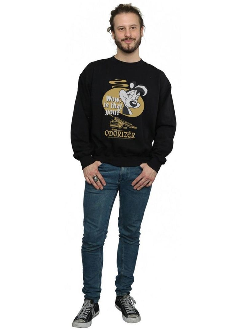 Looney Tunes - Sweat ODORIZER (Pépé le putois) Noir - Kiabi