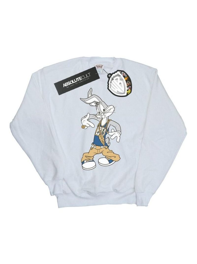 Looney Tunes - Sweat RAPPER Blanc - Kiabi