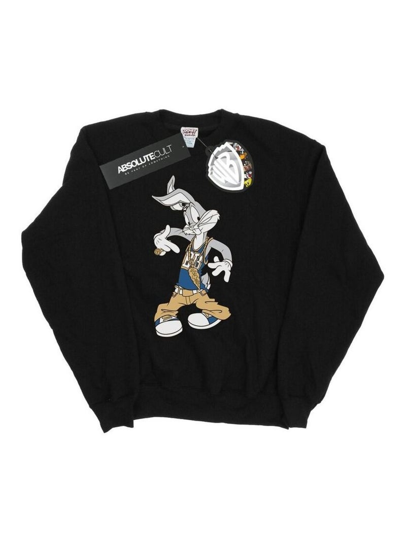 Looney Tunes - Sweat RAPPER Noir - Kiabi