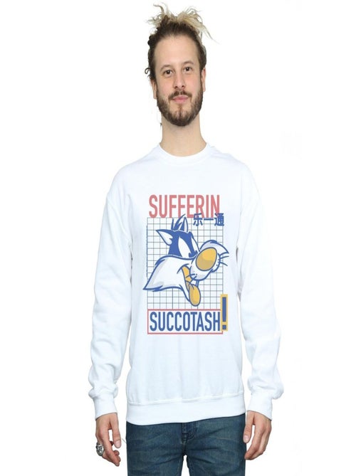Looney Tunes - Sweat SUFFERIN SUCCOTASH - Kiabi Looney Tunes - Sweat SUFFERIN SUCCOTASH - Kiabi