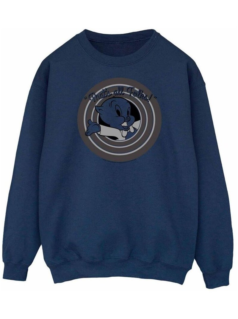 Looney Tunes - Sweat THAT´S ALL FOLKS Bleu marine - Kiabi