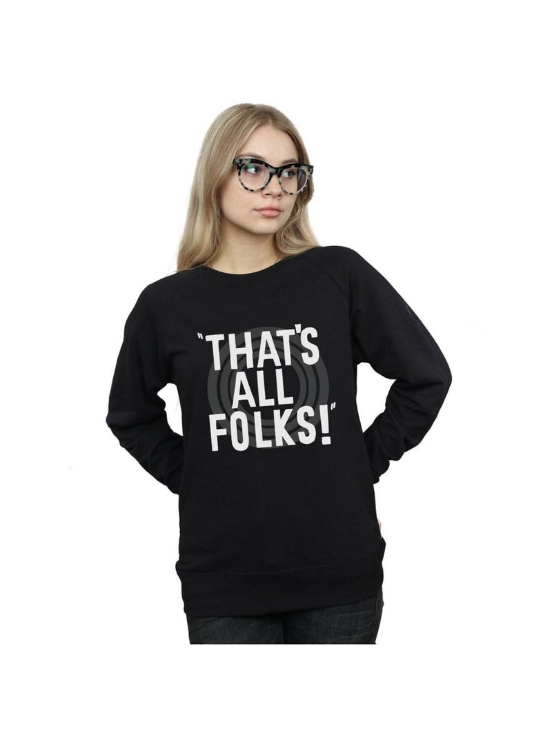 Looney Tunes - Sweat THAT'S ALL FOLKS Noir - Kiabi