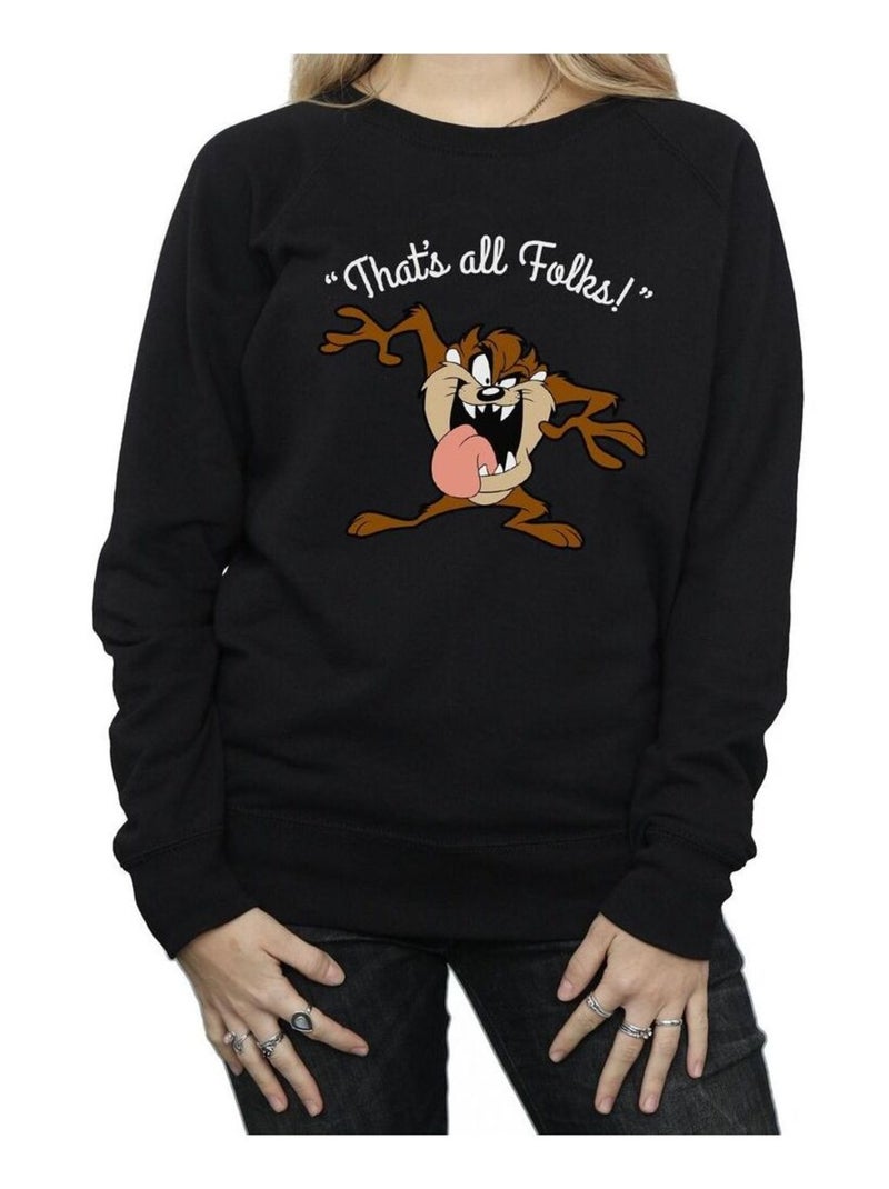 Looney Tunes - Sweat THAT´S ALL FOLKS Noir - Kiabi