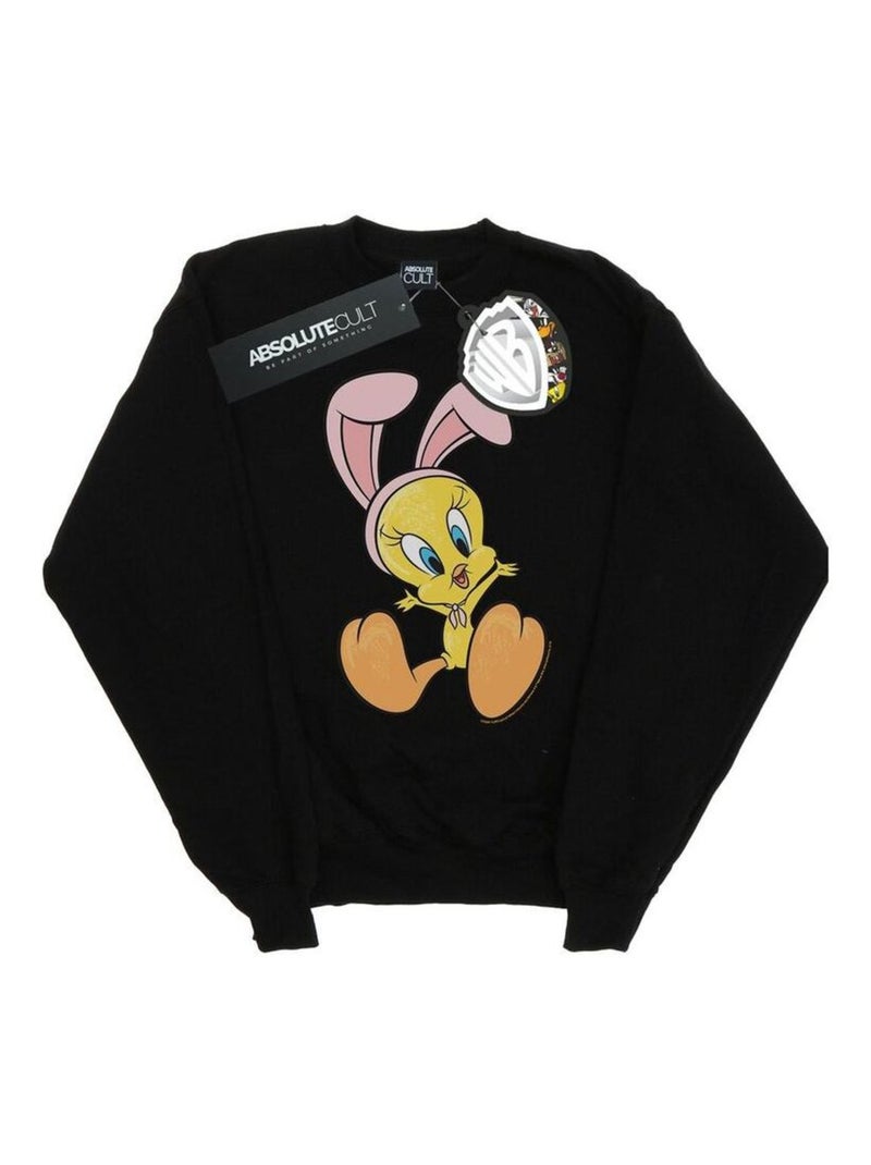 Looney Tunes - Sweat TWEETY PIE BUNNY EARS Noir - Kiabi