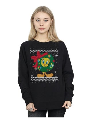 Looney Tunes - Sweat TWEETY PIE CHRISTMAS FAIR ISLE