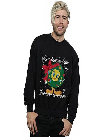 Looney Tunes - Sweat TWEETY PIE CHRISTMAS FAIR ISLE