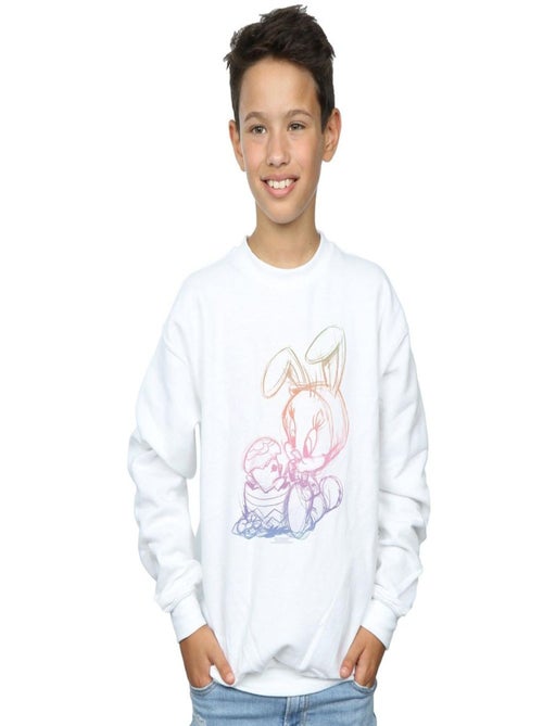 Looney Tunes - Sweat TWEETY PIE EASTER EGG SKETCH - Kiabi