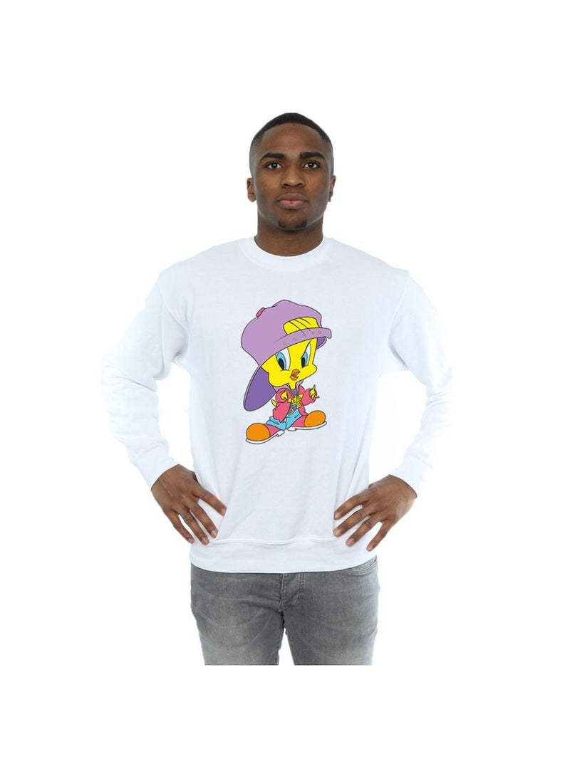 Looney Tunes - Sweat TWEETY PIE HIP HOP Blanc - Kiabi