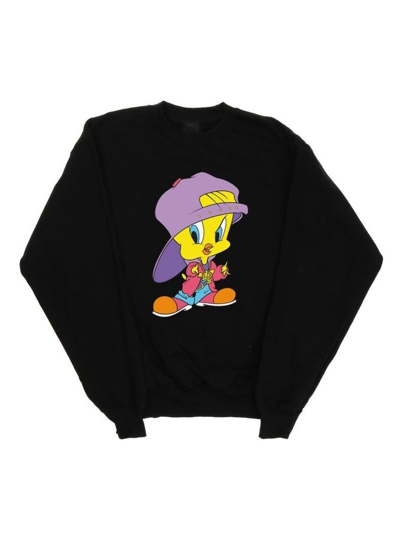 Looney Tunes - Sweat TWEETY PIE HIP HOP Noir - Kiabi