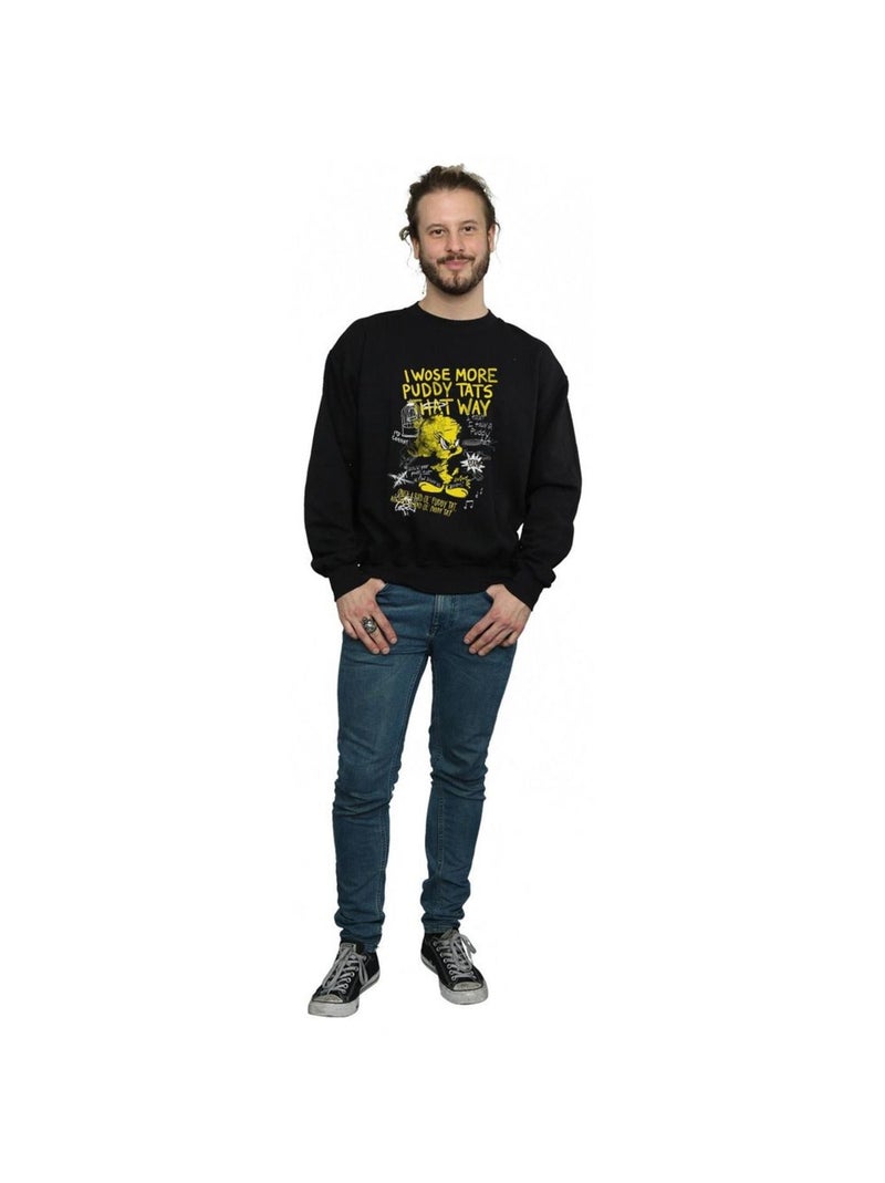 Looney Tunes - Sweat TWEETY PIE MORE PUDDY TATS Noir - Kiabi