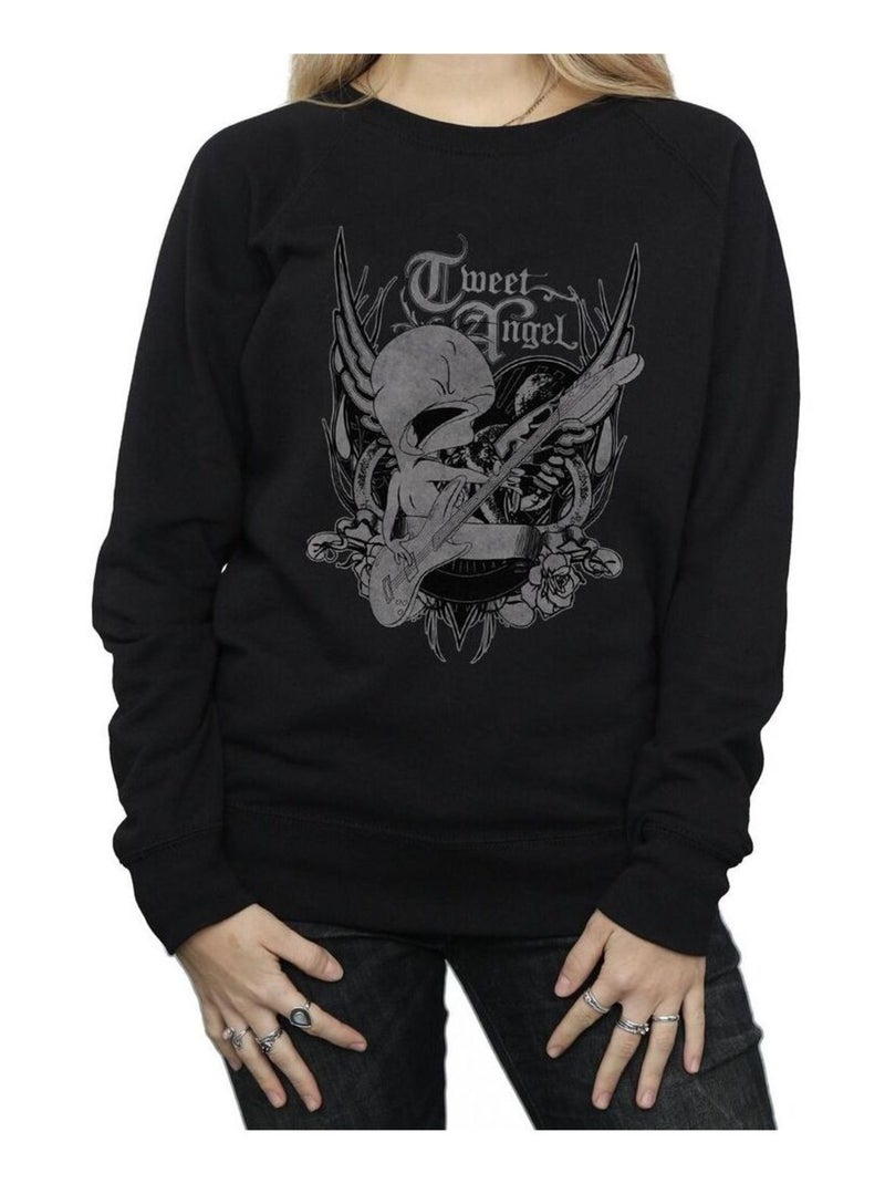 Looney Tunes - Sweat TWEETY PIE ROCK Noir - Kiabi