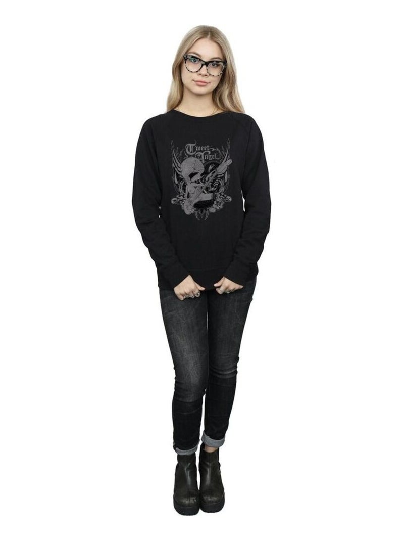 Looney Tunes - Sweat TWEETY PIE ROCK Noir - Kiabi