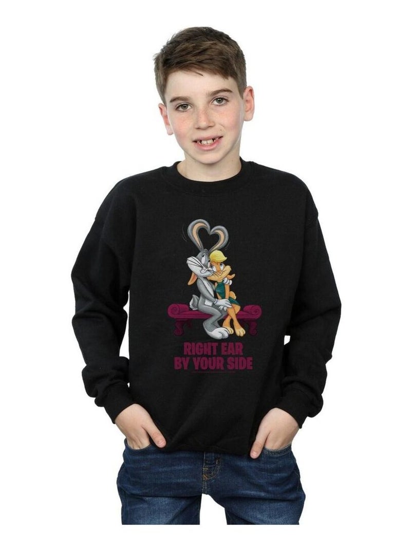 Looney Tunes - Sweat VALENTINE'S CUDDLE Noir - Kiabi