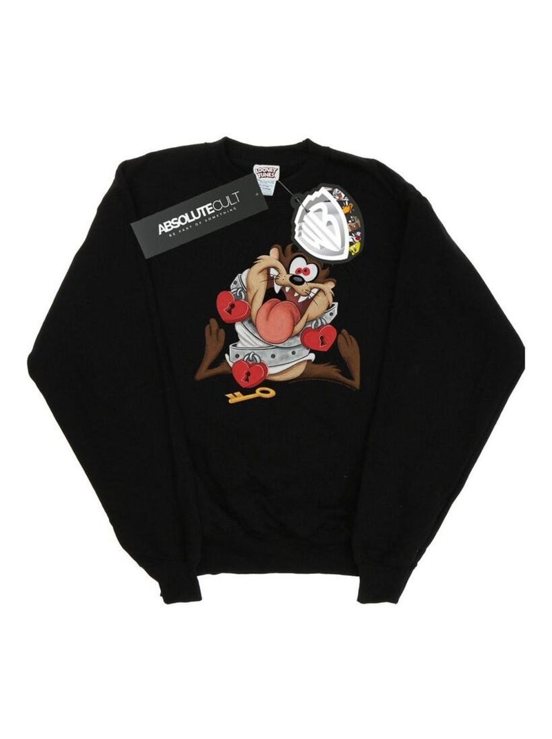Looney Tunes - Sweat VALENTINE'S DAY MADLY IN LOVE Noir - Kiabi