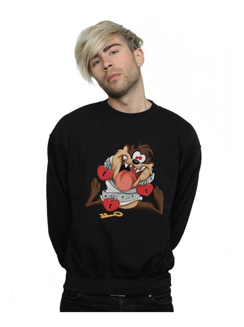 Looney Tunes - Sweat VALENTINE'S DAY MADLY IN LOVE Noir - Kiabi