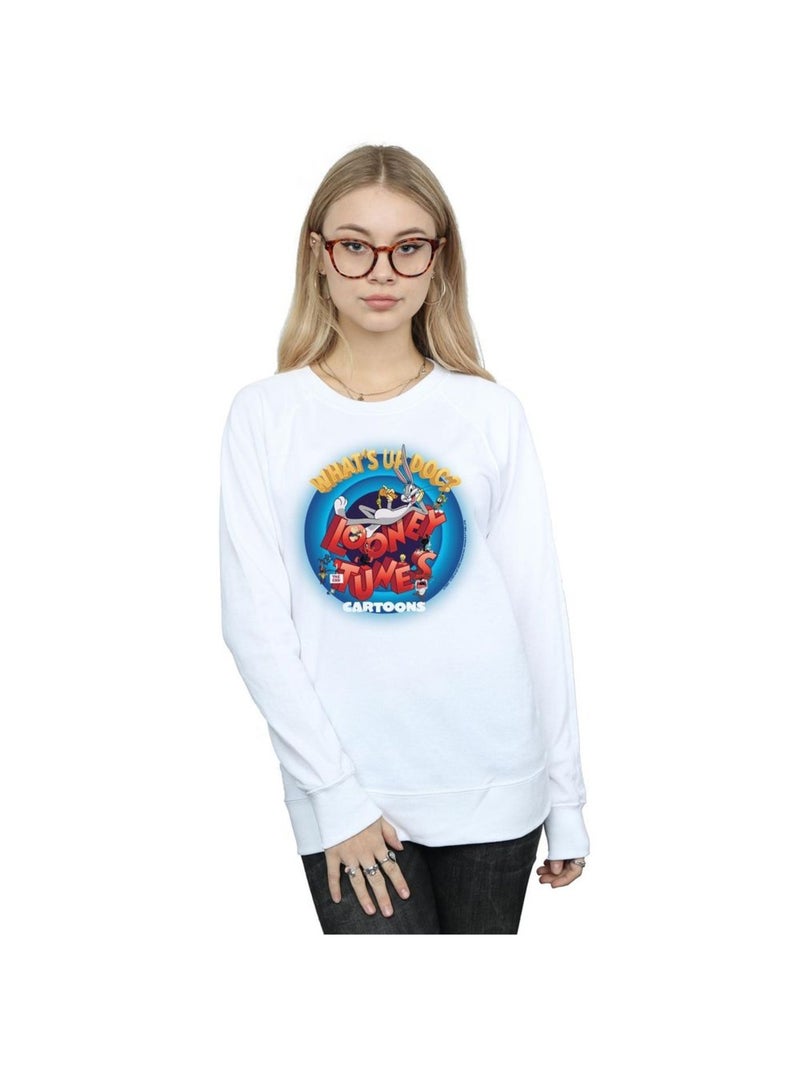 Looney Tunes - Sweat WHAT'S UP DOC Blanc - Kiabi
