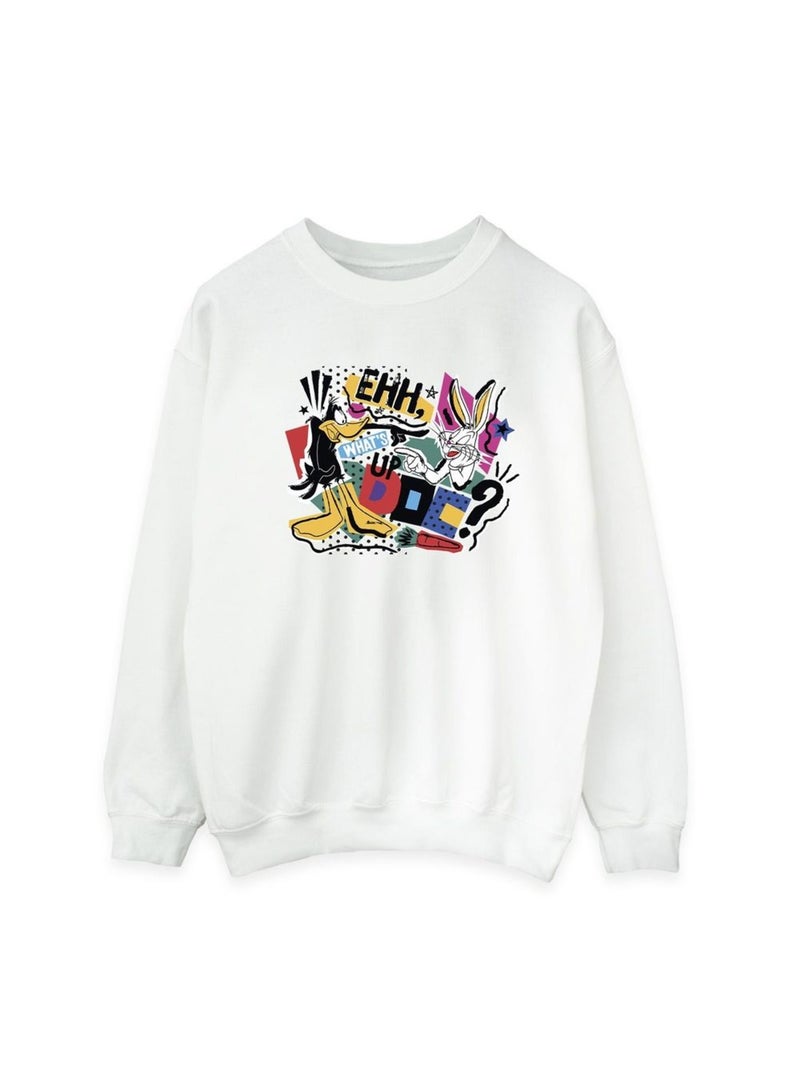 Looney Tunes - Sweat WHAT'S UP DOC Blanc - Kiabi