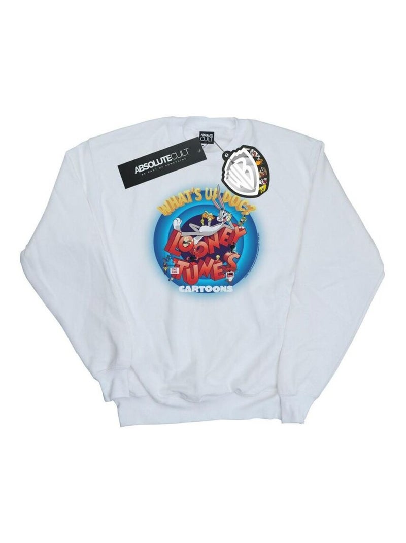 Looney Tunes - Sweat WHAT'S UP DOC Blanc - Kiabi