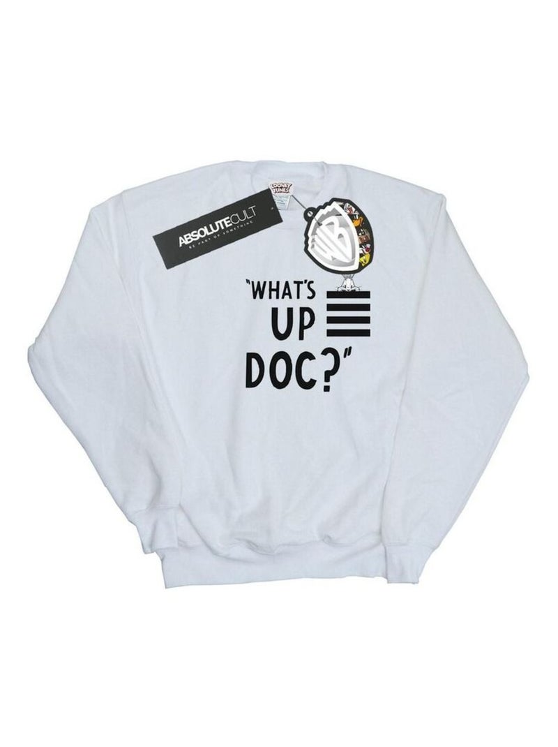 Looney Tunes - Sweat WHAT´S UP DOC Blanc - Kiabi