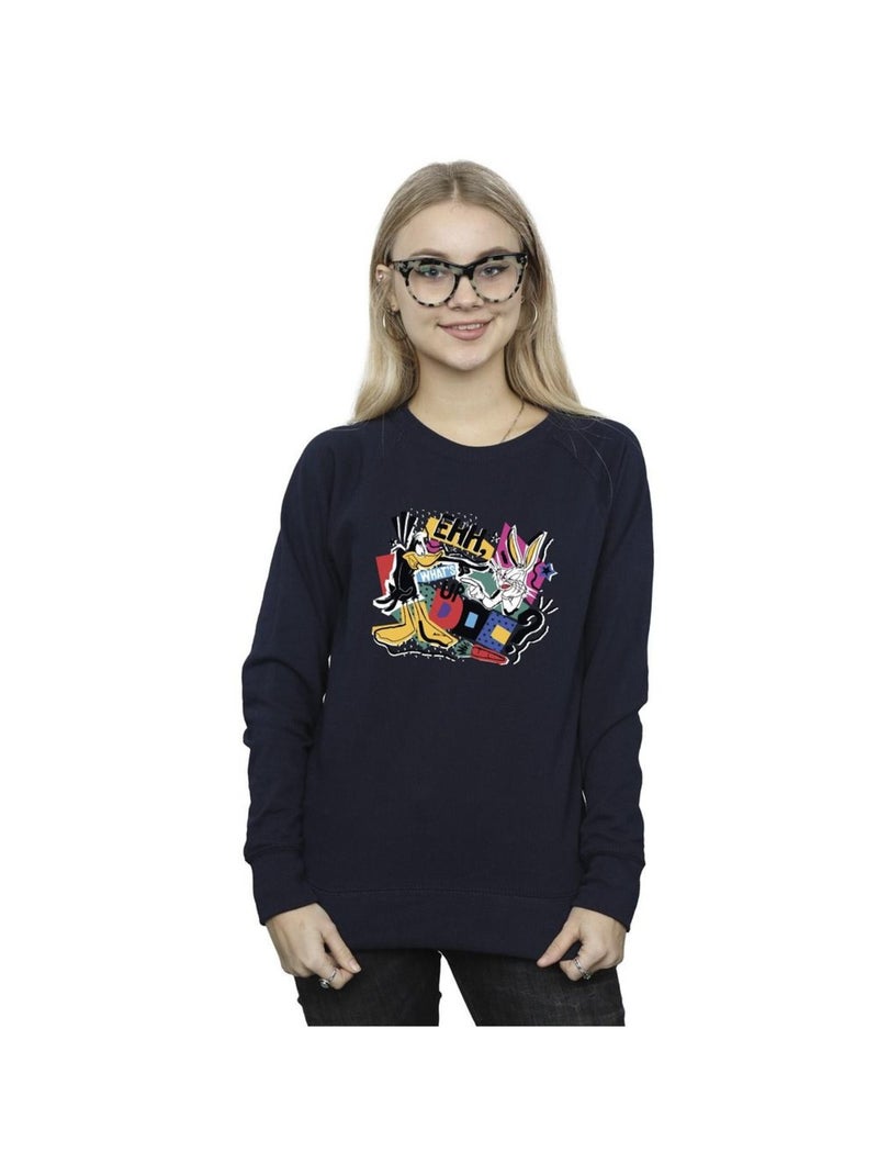 Looney Tunes - Sweat WHAT'S UP DOC Bleu marine - Kiabi