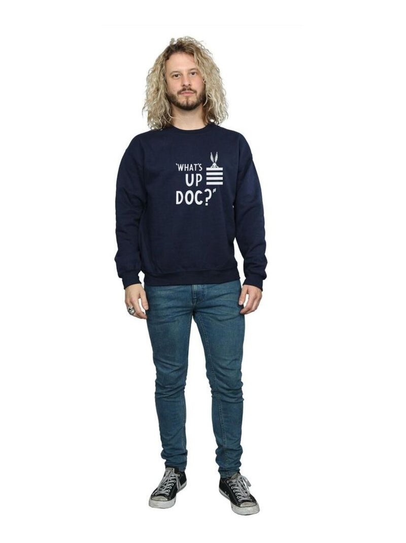 Looney Tunes - Sweat WHAT´S UP DOC Bleu marine - Kiabi
