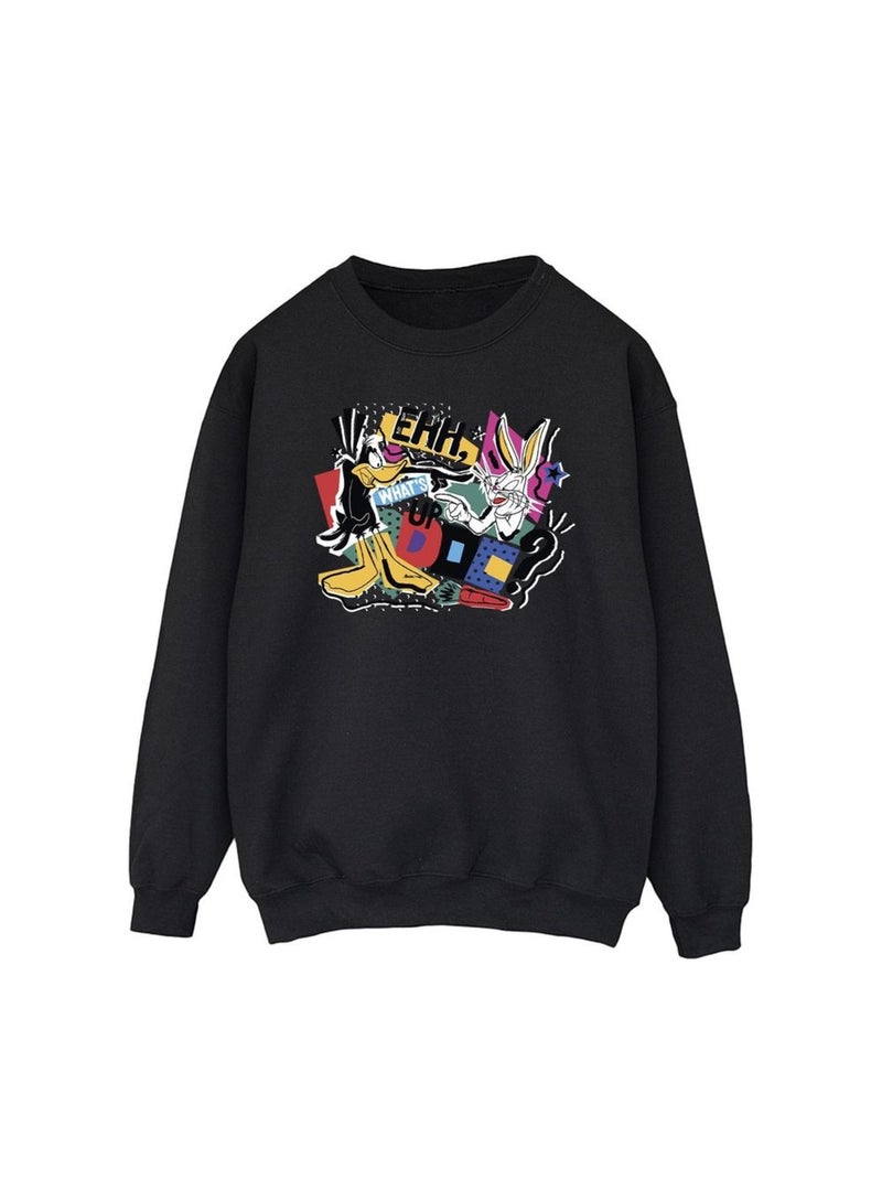 Looney Tunes - Sweat WHAT'S UP DOC Noir - Kiabi