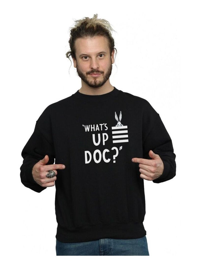 Looney Tunes - Sweat WHAT´S UP DOC Noir - Kiabi
