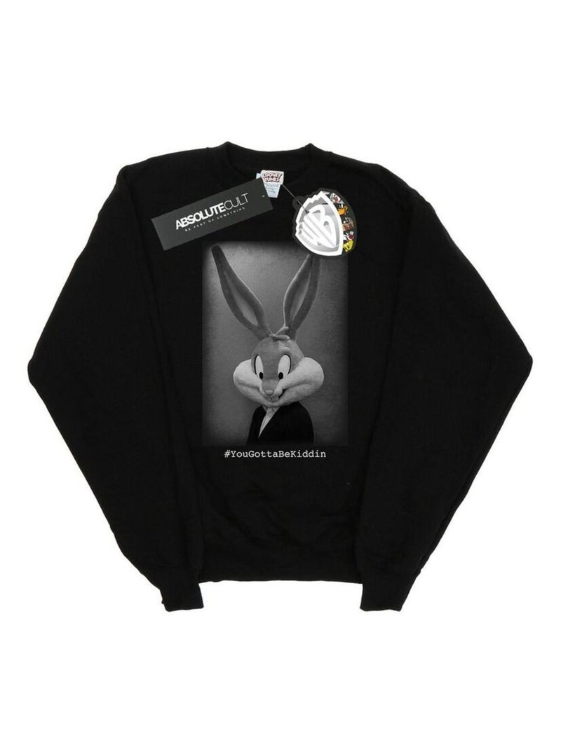 Looney Tunes - Sweat YOUGOTTABEKIDDIN Noir - Kiabi