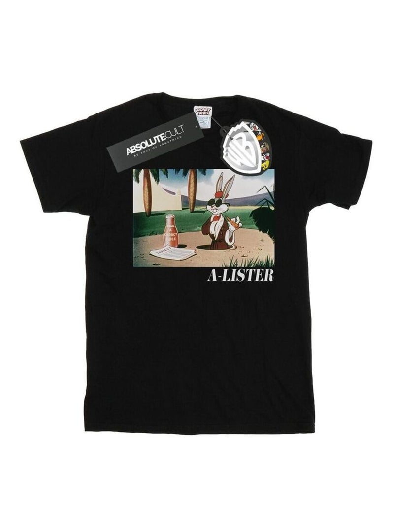 Looney Tunes - T-shirt A-LISTER Noir - Kiabi
