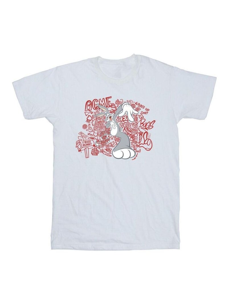 Looney Tunes - T-shirt ACME Blanc - Kiabi