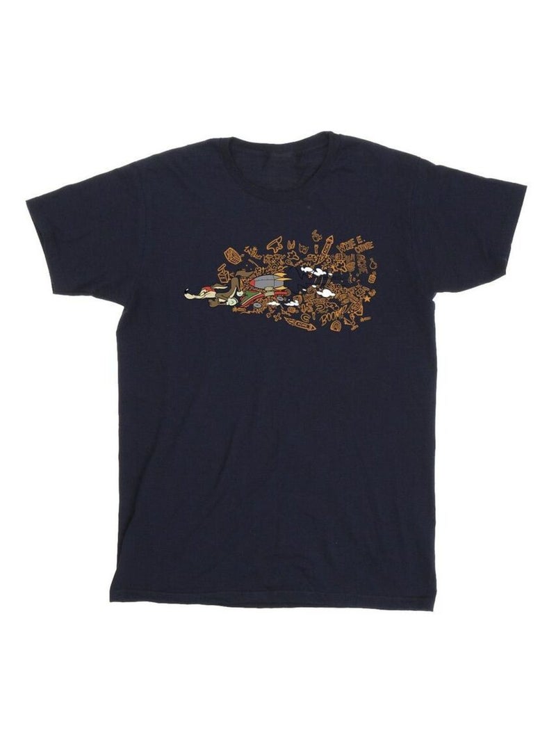 Looney Tunes - T-shirt ACME Bleu marine - Kiabi