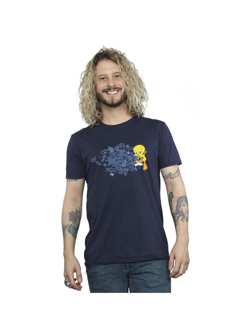 Looney Tunes - T-shirt ACME Bleu marine - Kiabi