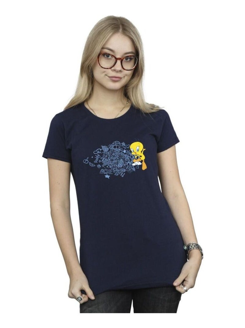 Looney Tunes - T-shirt ACME Bleu marine - Kiabi
