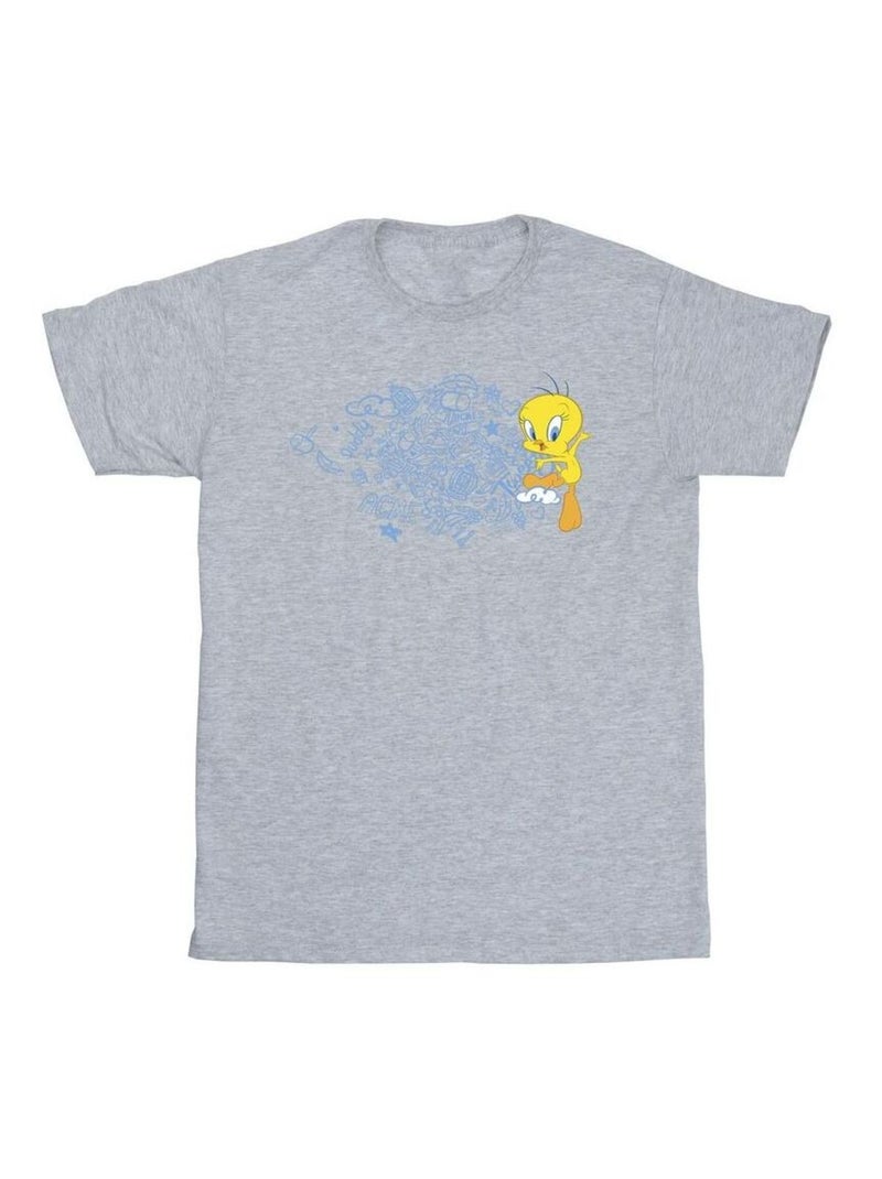 Looney Tunes - T-shirt ACME Gris chiné - Kiabi