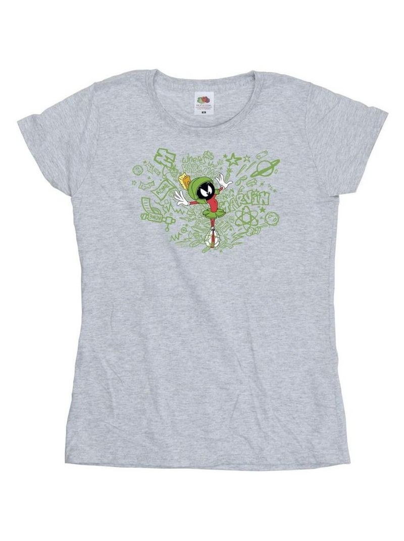 Looney Tunes - T-shirt ACME Gris chiné - Kiabi